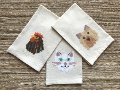 Pom Dog Face Kitchen Towel - Image 8